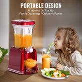 Slushy Machine for Home, 32oz Tank Home-use Margarita Machine, Smoothie Frozen Drink Maker with Food-grade Materials, Slushie Machine for Home DIY, Kids' Parties, Red